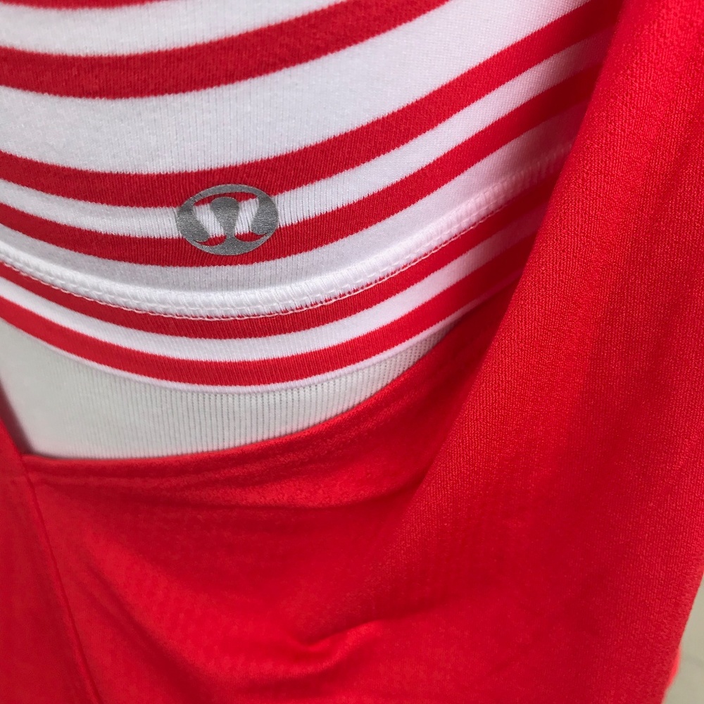 Lululemon No Limits Bra Tank Twin Stripe Love Top - Picture 8 of 8